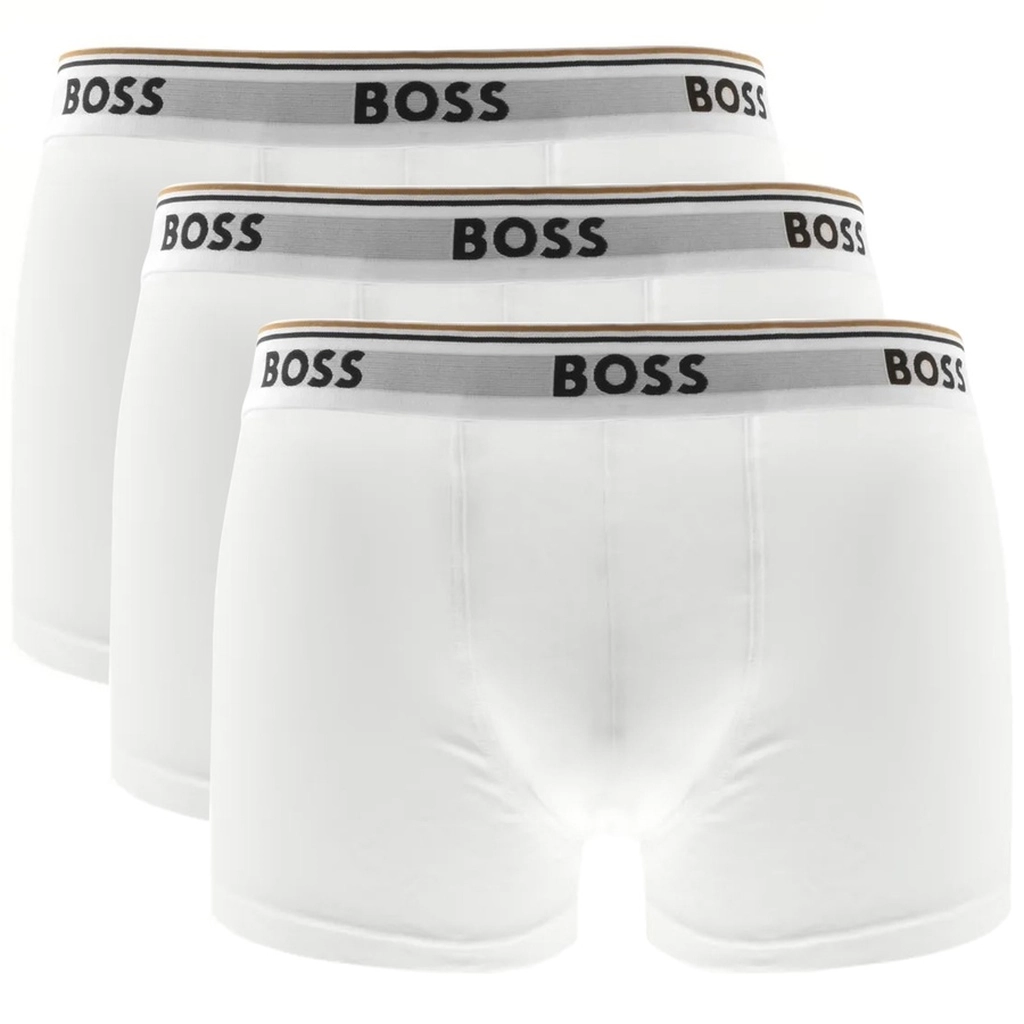 Hugo Boss BOSS Underwear 3 Pack Trunks White